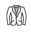 Suit/Leather Jacket cutout